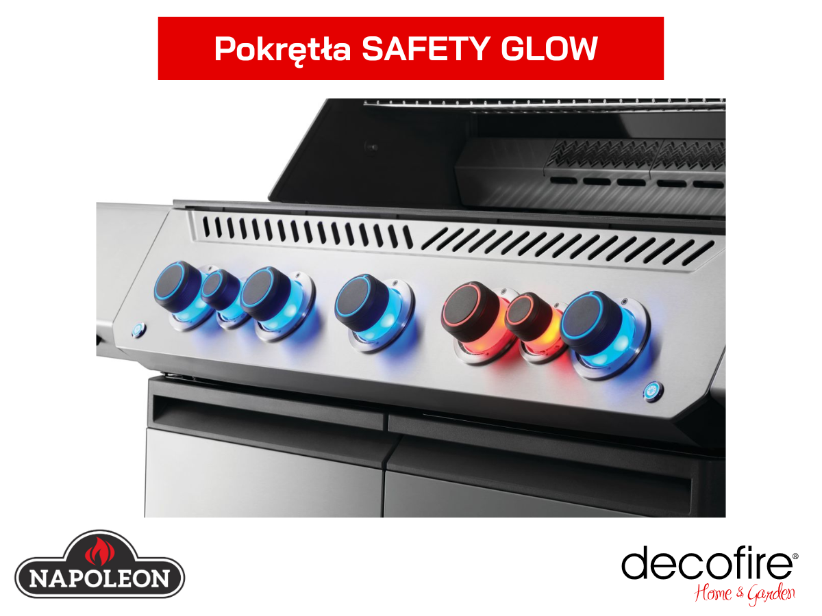 Pokrętła z technologią SAFETY GLOW