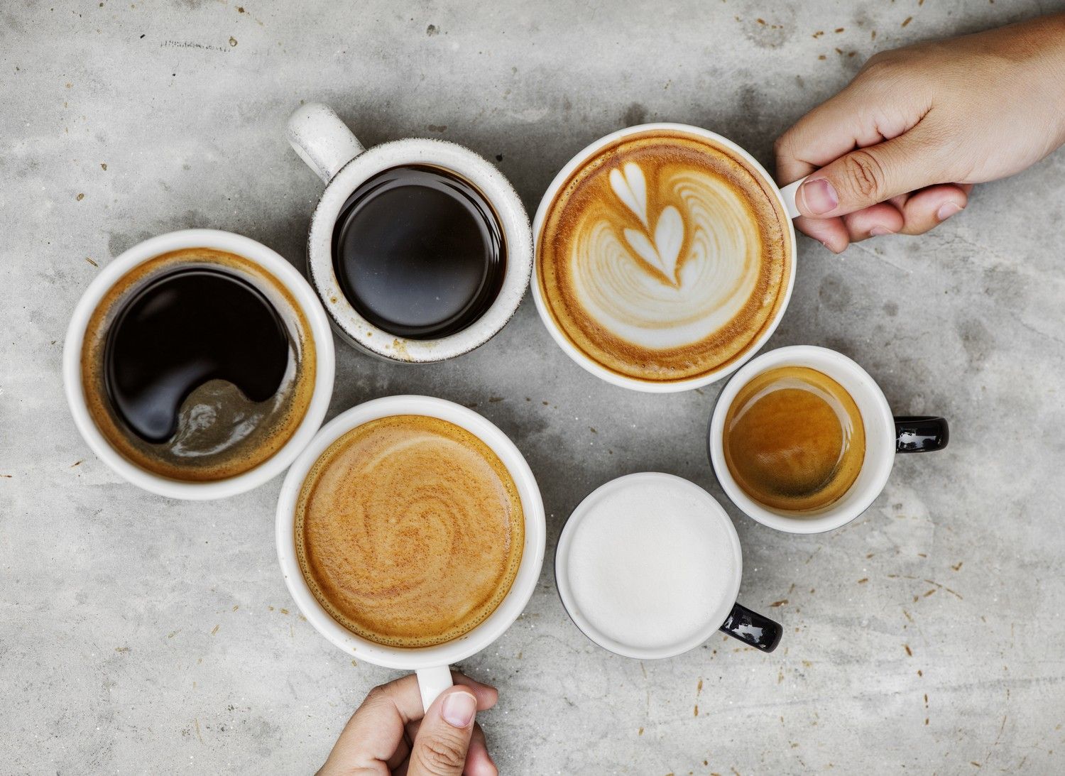 Espresso Lungo i inne kawy na bazie Espresso