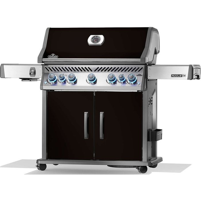 Grill gazowy Napoleon Rogue PRO-S 625 RSIB z palnikami bocznym i tylnym na podczerwień czarny (RPS625RSIBPK-2-PL)