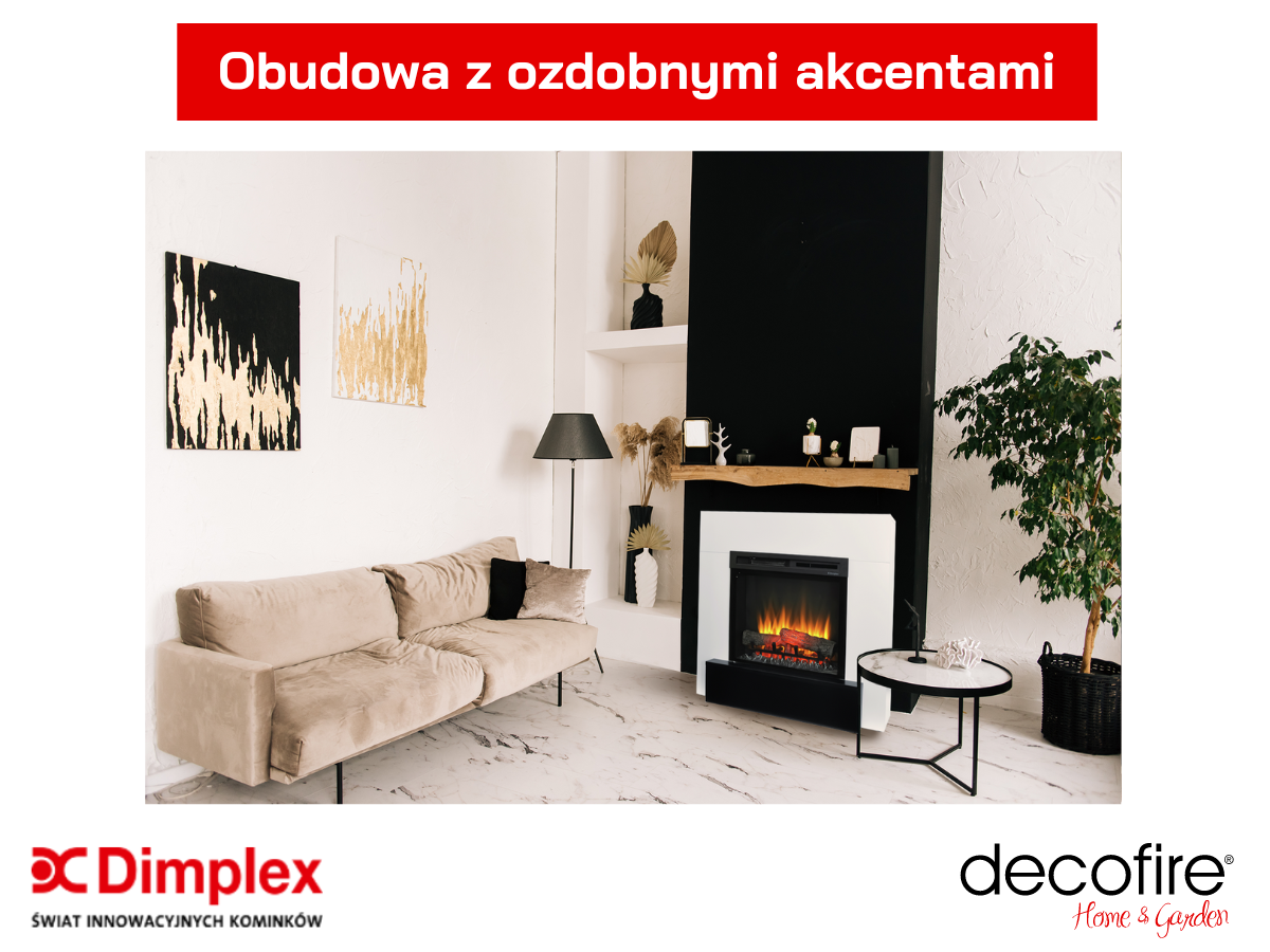 Obudowa z ozdobnymi akcentami