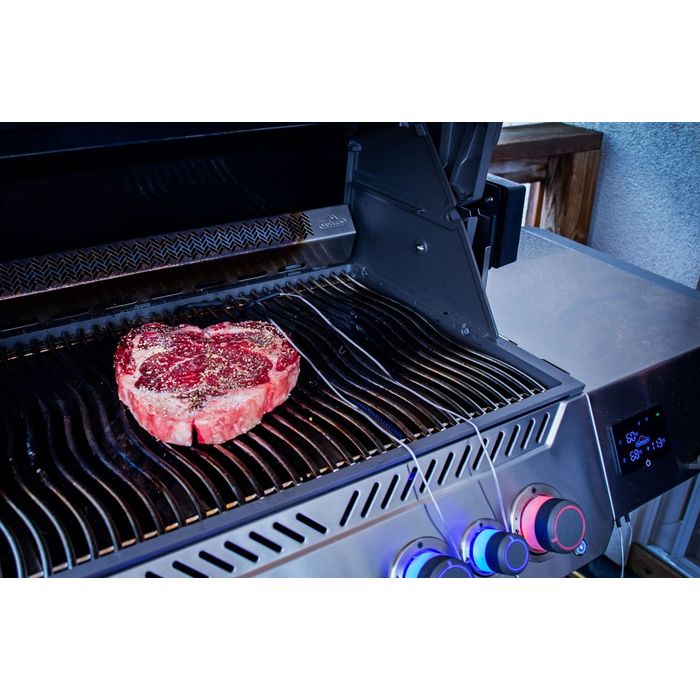 Grill gazowy Napoleon Prestige 500 Connected RSIB z palnikiem rożna i palnikiem bocznym Sizzle Zone WIFI (P500VXRSIBPSS-PL)