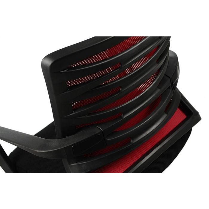 Fotel biurowy Sit Plus Flexy czarny/czerwony