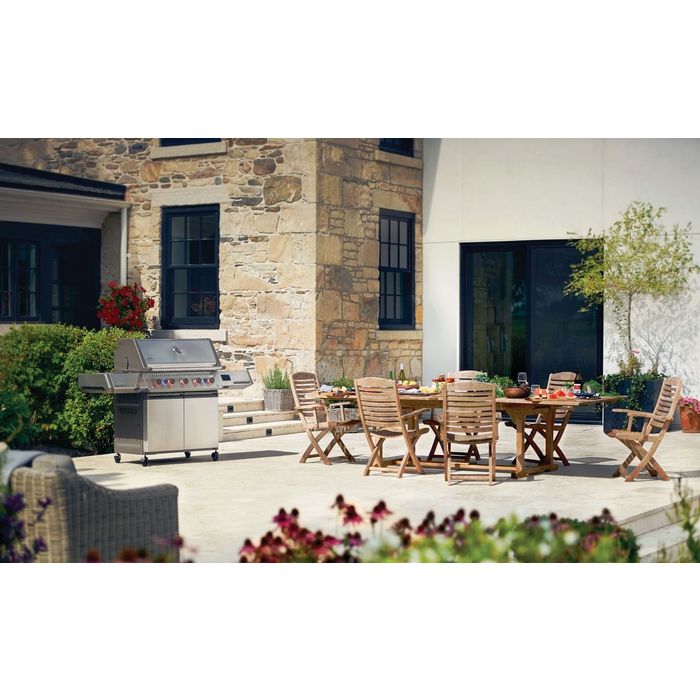 Grill gazowy Napoleon Prestige 665 Connected RSIB z palnikiem rożna i palnikiem bocznym Sizzle Zone WIFI (P665VXRSIBPSS-PL)