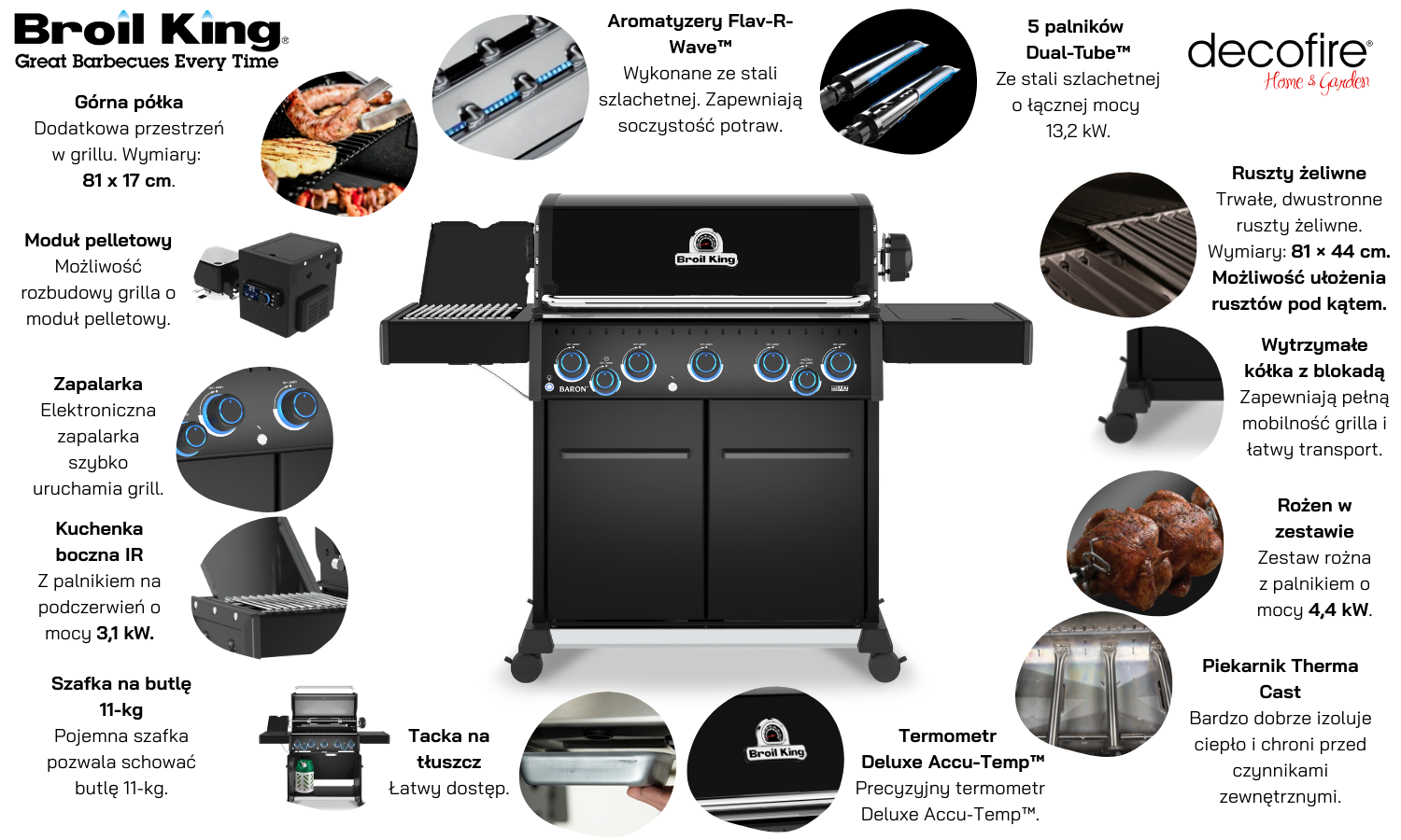 Grill gazowy Baron 590 IRX Shadow Broil King