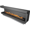 Biokominek Planika FLA 4 2490 mm + Forma 2700 Fireplace 