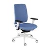 Fotel biurowy Grospol Valio WT chrome white tkanina Hygge - 8 kolorów