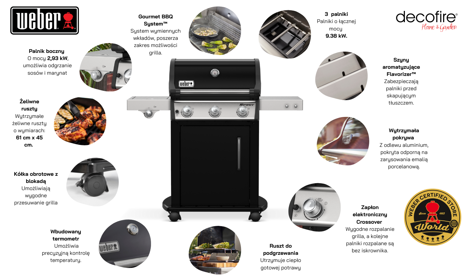 Grill gazowy Weber Spirit E-325