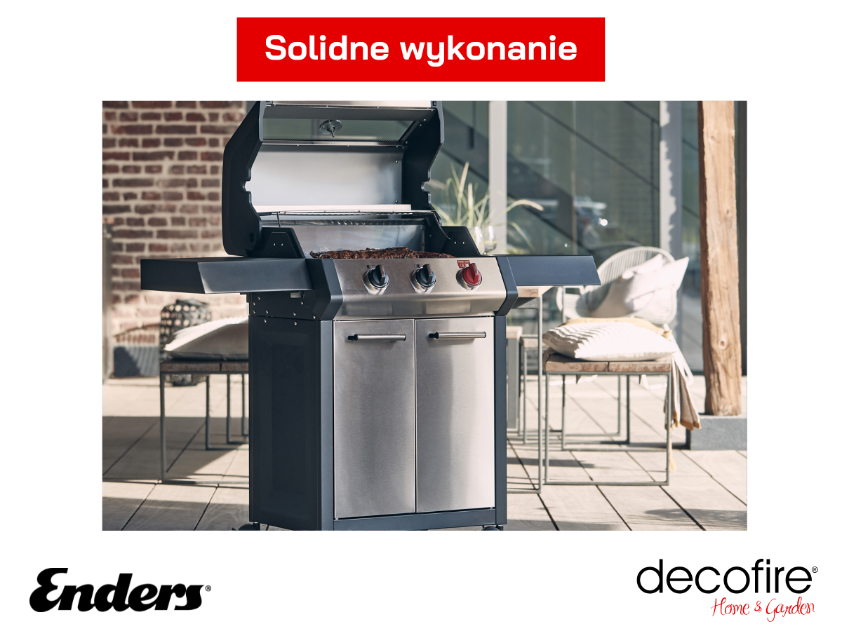 Solidne wykonanie grilla Enders Monroe PROX 3S Turbo