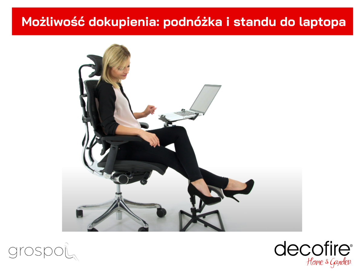 Podnóżek i stand do laptopa