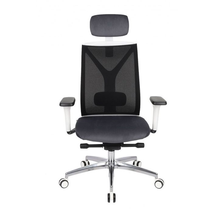 Fotel biurowy Grospol Valio WS HD chrome white Medley - 12 kolorów