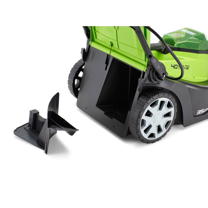 Greenworks Kosiarka akumulatorowa 35 cm G40LM35 40V + Akumulator 2Ah + Ładowarka (GR 2501907UA)