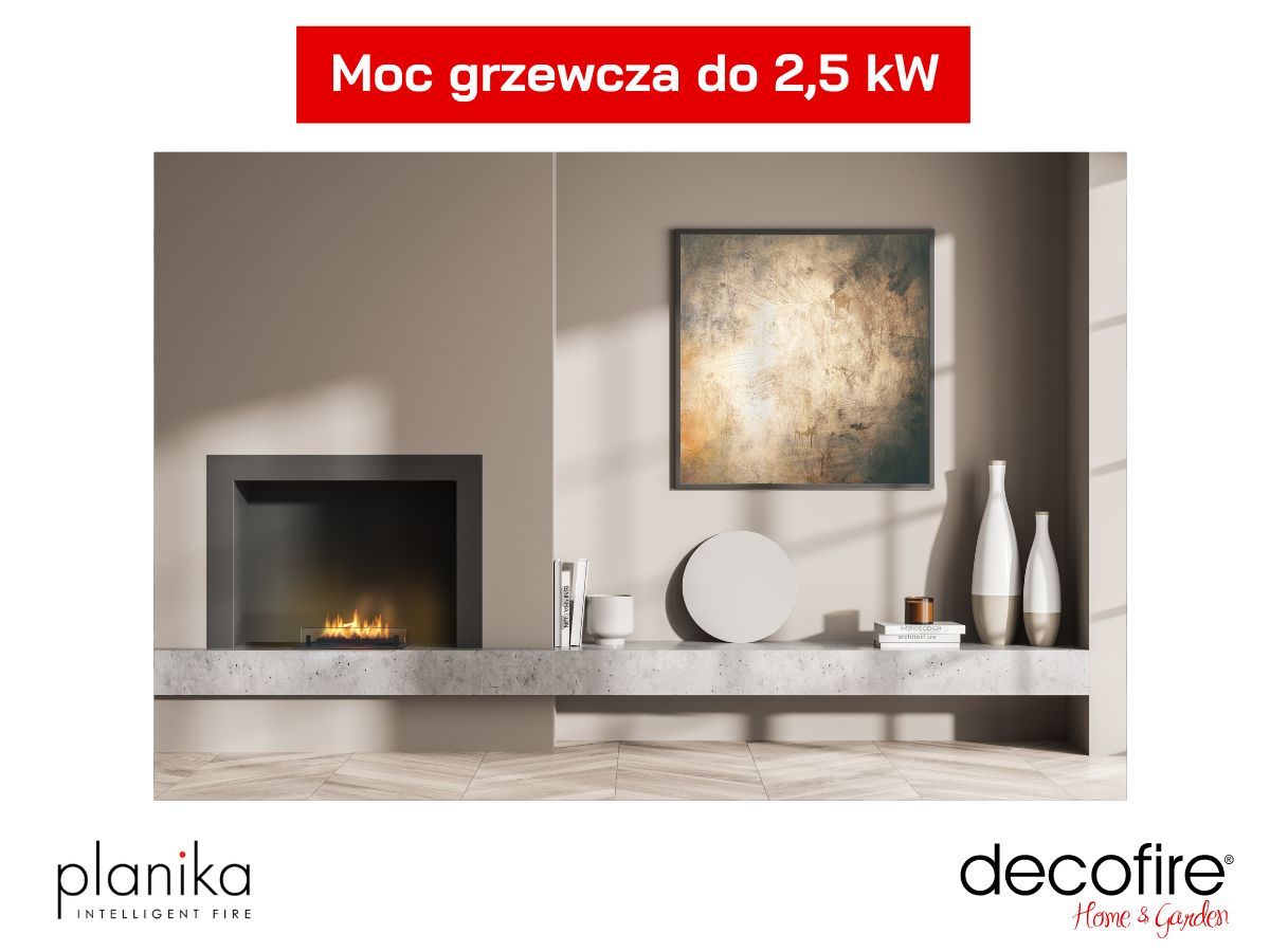 Wkład automatyczny Senso Burner Planika – moc grzewcza