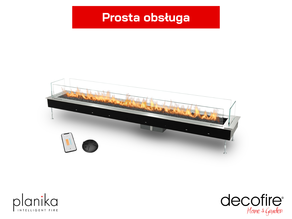 Prosta obsługa – zdalne sterowanie kominkiem