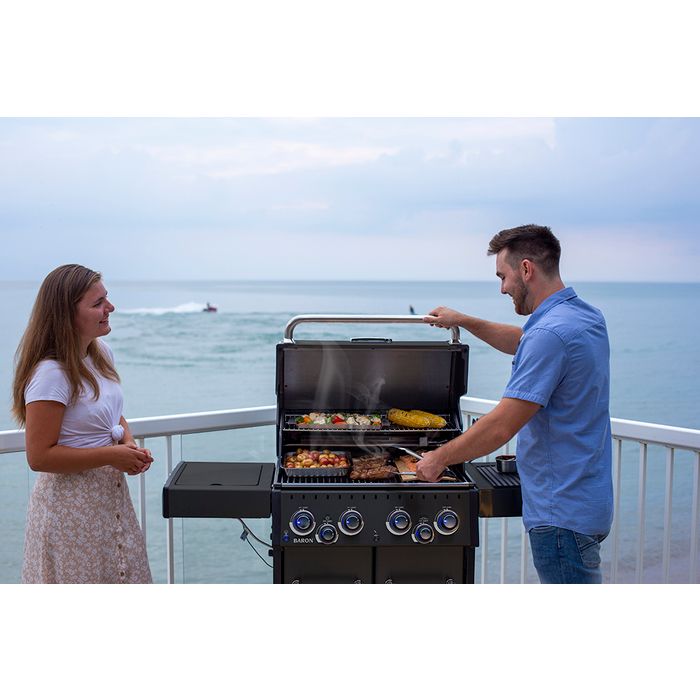 Grill gazowy Baron 490 Shadow Broil King (875283SDWPL) Edycja limitowana