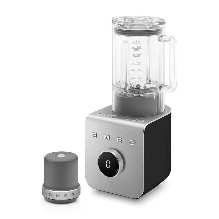 Blender kielichowy wysokoobrotowy z pompką próżniową Smeg Czarny (BLC02BLMEU)