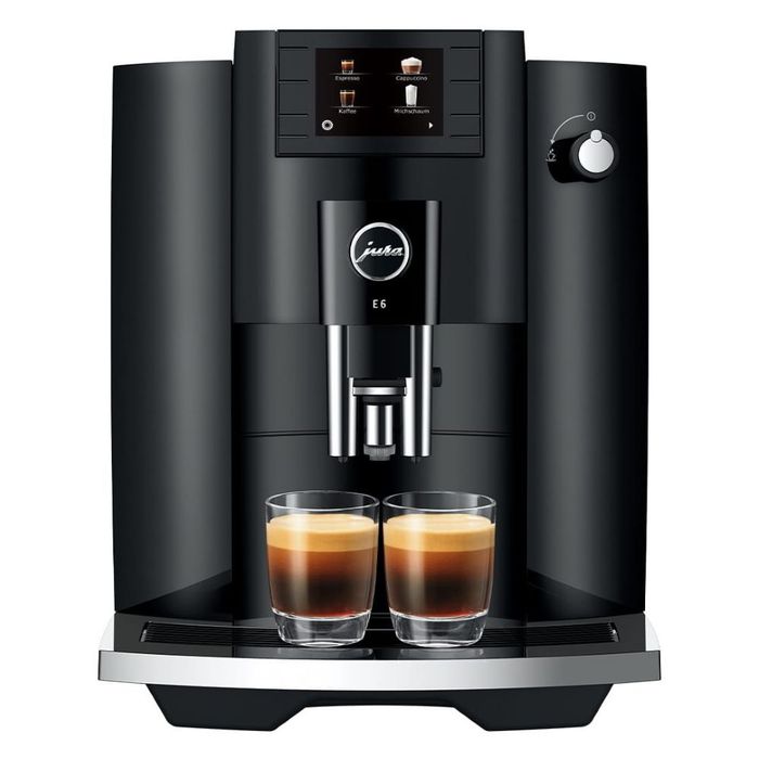 OUTLET - Ekspres do kawy Jura E6 Piano Black (EC) (15437) - EKSPOZYCJA