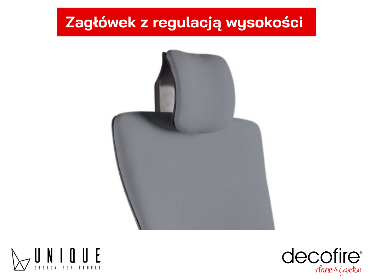 Zagłówek z regulacją wysokości 