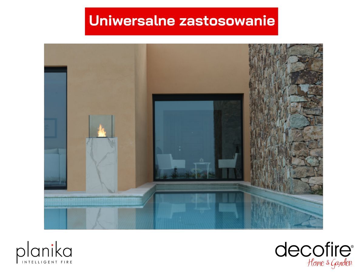 Biokominek automatyczny Porto Daze Planika - uniwersalne zastosowanie