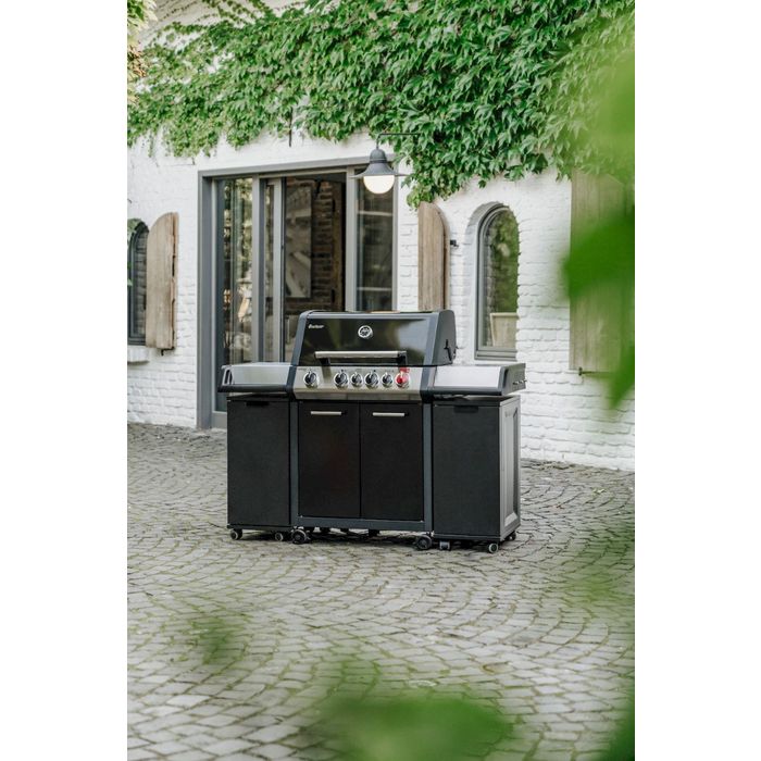 Grill gazowy Enders Monroe Black PRO 4 IK Turbo z palnikiem rożna infrared (837033)