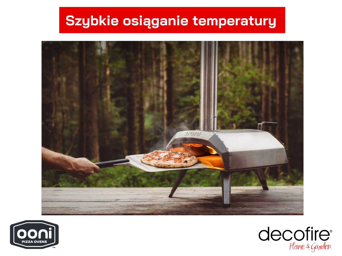 Piec do pizzy Ooni Karu – szybkie osiąganie temperatury