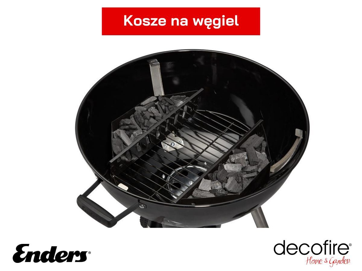 Grillowanie bez ograniczeń – dwa kosze na węgiel