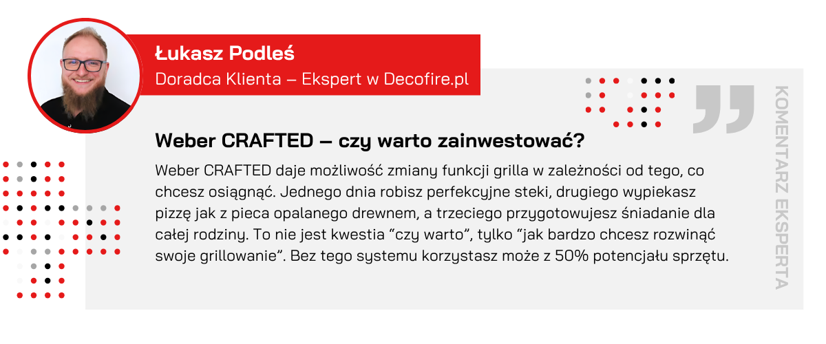 Opinia eksperta o systemie Weber CRAFTED