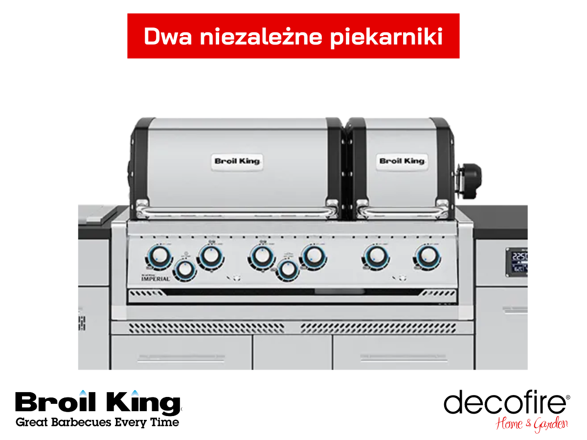 Dwa niezależne piekarniki w grillu BK Imperial QS 690I wyspa
