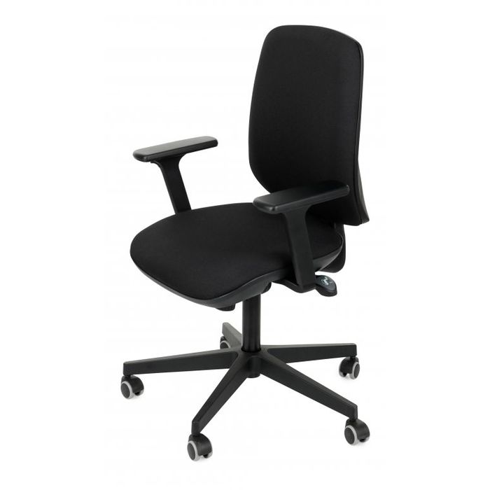 Fotel biurowy Grospol Starter 3D black tkanina Magic Velvet - 10 kolorów