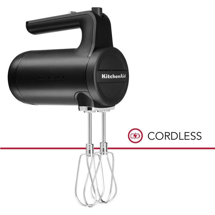 Mikser bezprzewodowy ręczny Matte Black KitchenAid (5KHMB732EBM)