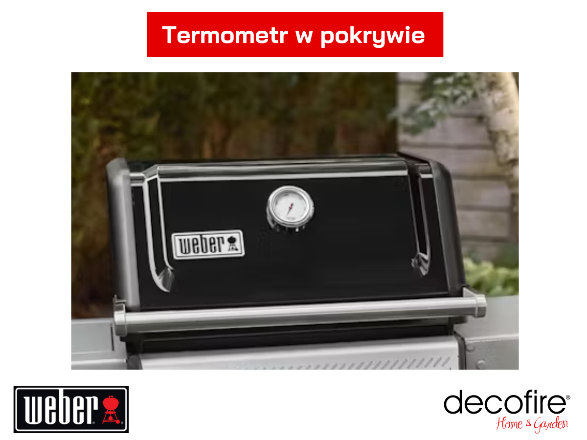 Grill gazowy Weber Spirit E-335 – termometr w pokrywie