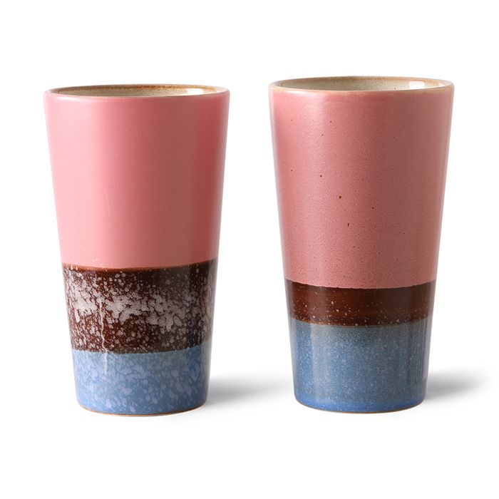 HKliving Kubek ceramiczny 70S: Late Mug Reef