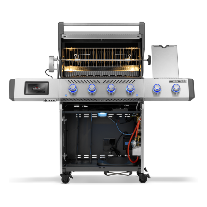 Grill gazowy Napoleon Prestige PRO 500 z palnikiem rożna i palnikiem bocznym Sizzle Zone (PRO500VXRSIBPSS-PL)