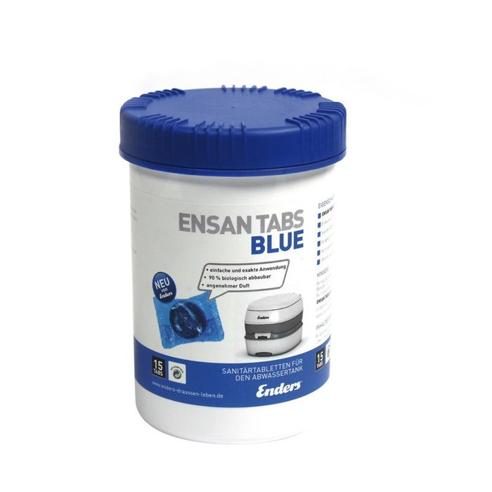 Tabletki do toalet mobilnych Ensan Blue Tabs 15 szt. Enders (5013)