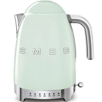 Czajnik z regulacją temperatury 1,7L  50's style Pastelowa zieleń Smeg (KLF04PGEU)