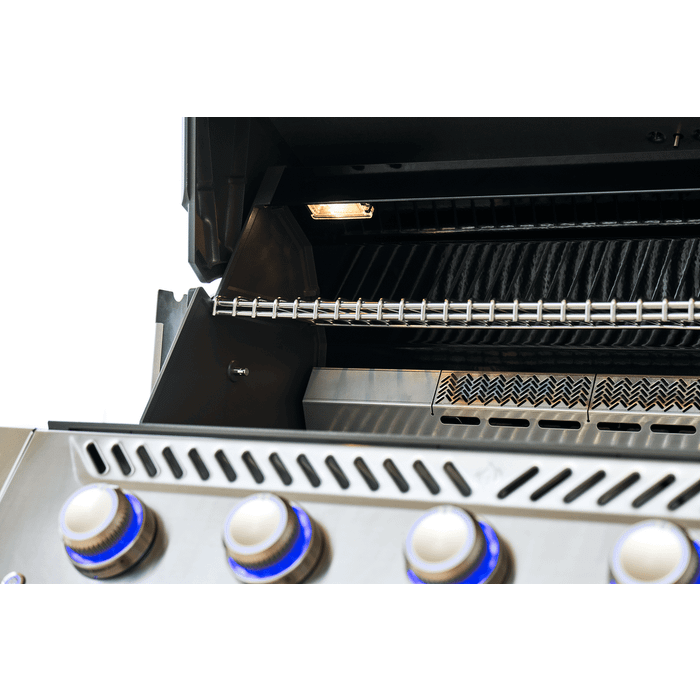 Grill gazowy Napoleon Prestige PRO 665 z palnikiem rożna i palnikiem bocznym Sizzle Zone (PRO665VXRSIBPSS-PL)