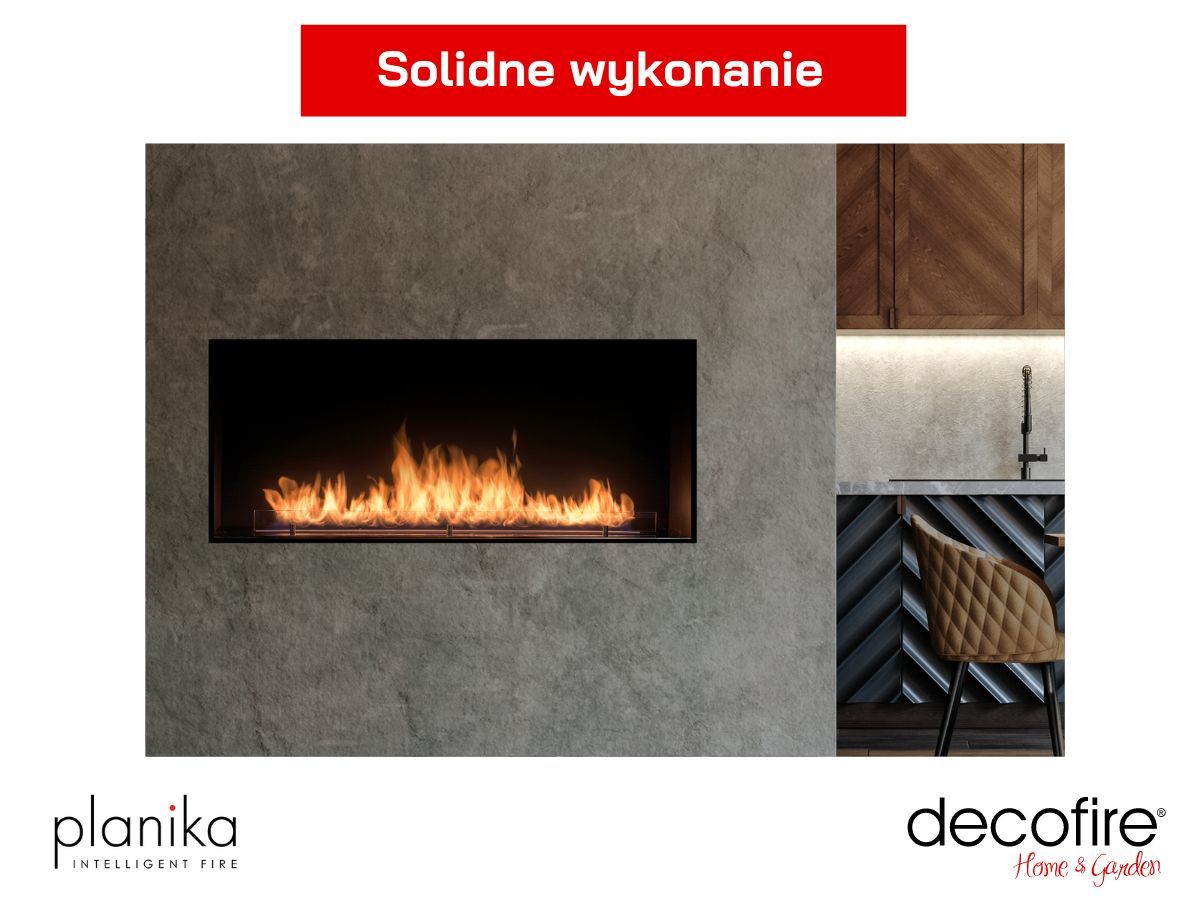 Wkład automatyczny Senso Fireplace Planika – solidne wykonanie