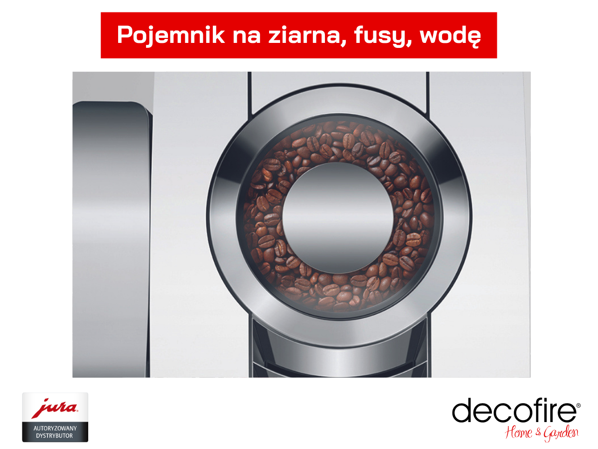 Pojemnik na ziarna w ekspresie Jura Z10 Aluminium White