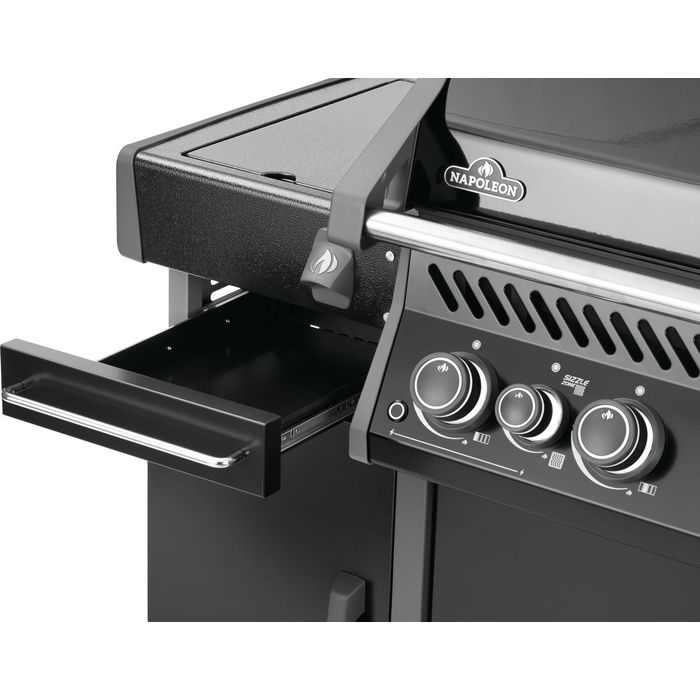 Szafka boczna do grilli Rogue czarny (68007)