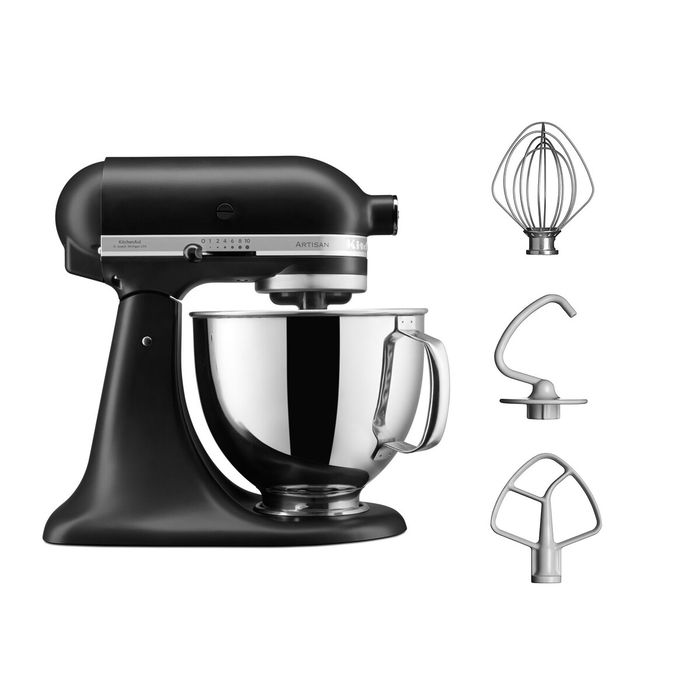 Mikser Artisan 5 Matte Black 4,8L KitchenAid (5KSM125EBM)