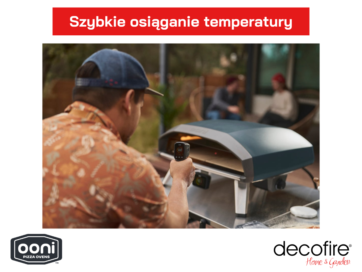 Ooni Koda 2 Pro Slate Blue piec do pizzy gazowy – błyskawiczne nagrzewanie