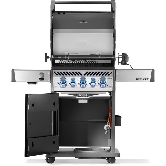 Grill gazowy Napoleon Rogue PRO-S 425 RSIB z palnikami bocznym i tylnym na podczerwień czarny (RPS425RSIBPK-2-PL-R)