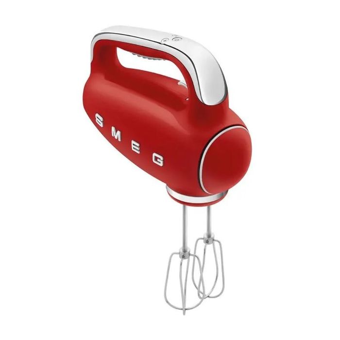 Mikser ręczny 50's style Czerwony Smeg (HMF01RDEU)