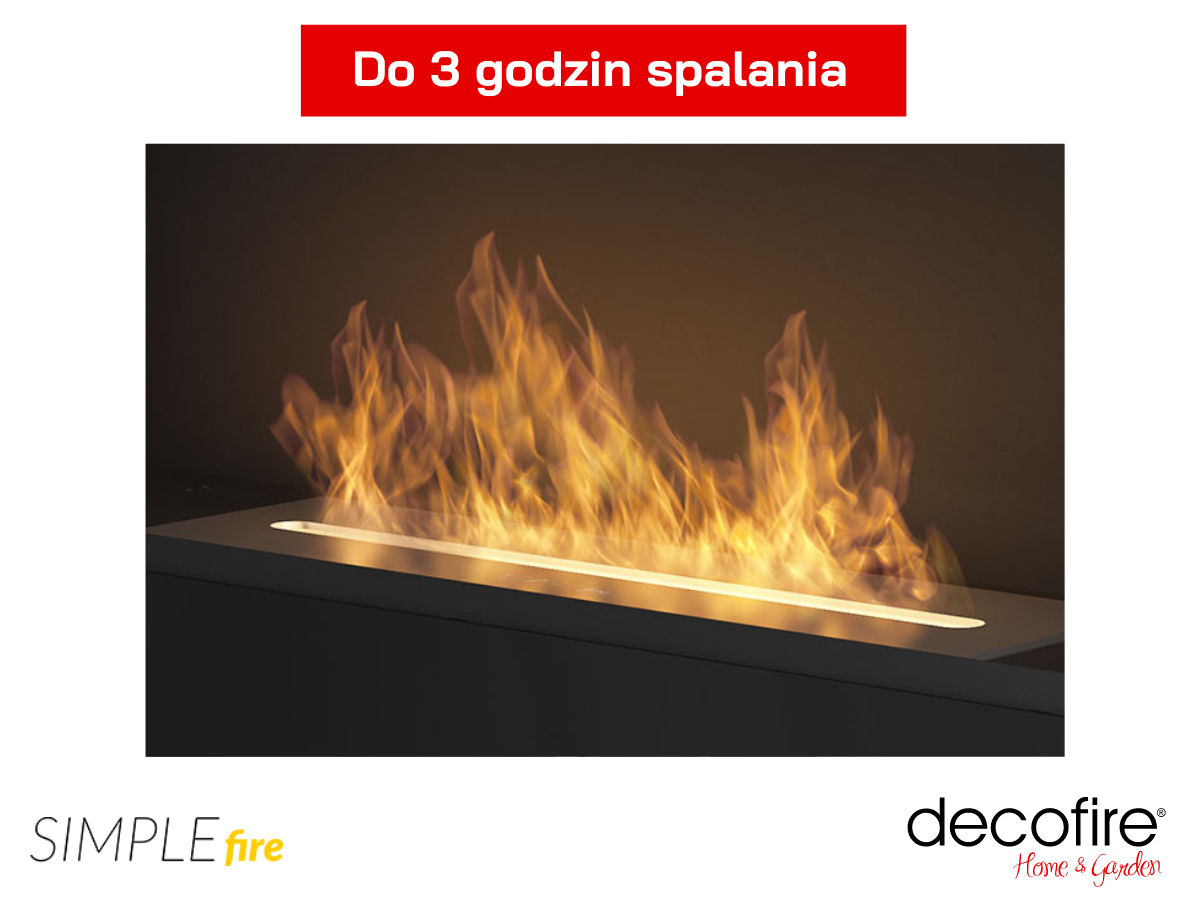 Biokominek wiszący SImple Fire FRAME 900 do 3 godzin spalania