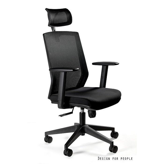 UNIQUE Fotel biurowy ESTA czarny (FS02-1H)