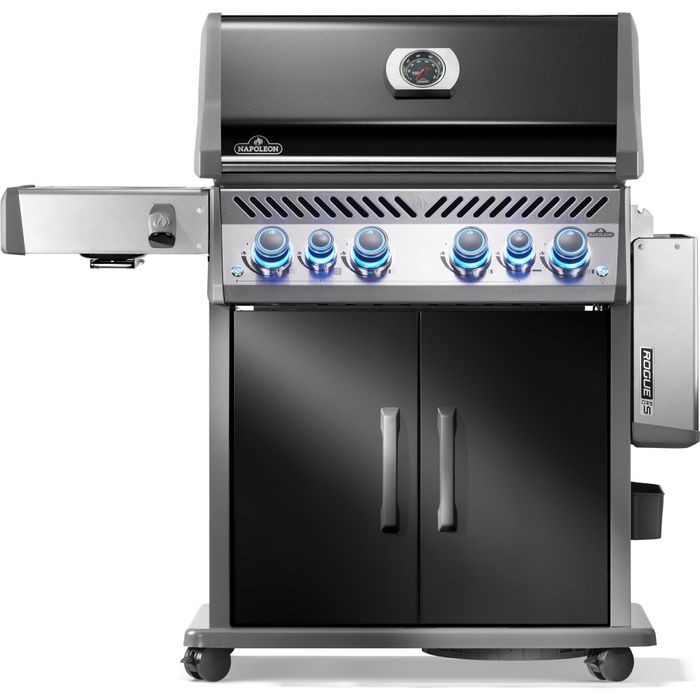 Grill gazowy Napoleon Rogue PRO-S 525 RSIB z palnikami bocznymi i tylnymi na podczerwień czarny (RPS525RSIBPK-2-PL)
