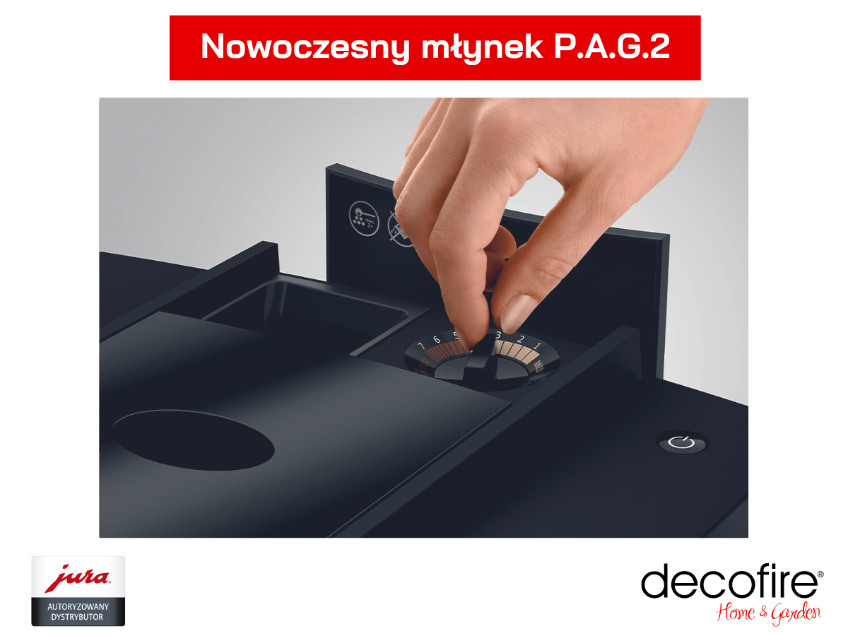 Ekspres do kawy Jura S8 Piano Black (EB) z młynkiem P.A.G.2