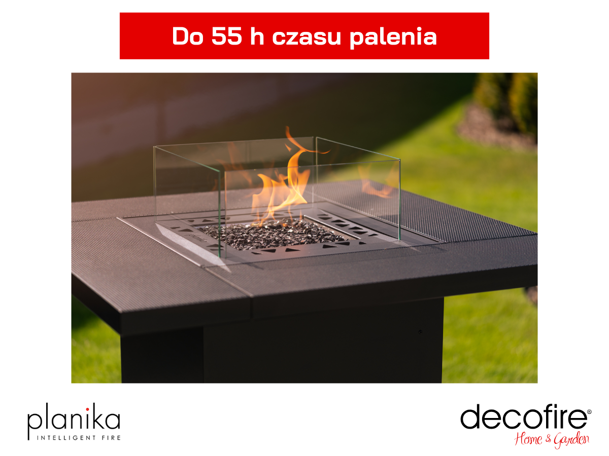 Duża wydajność: do 55 h czasu palenia