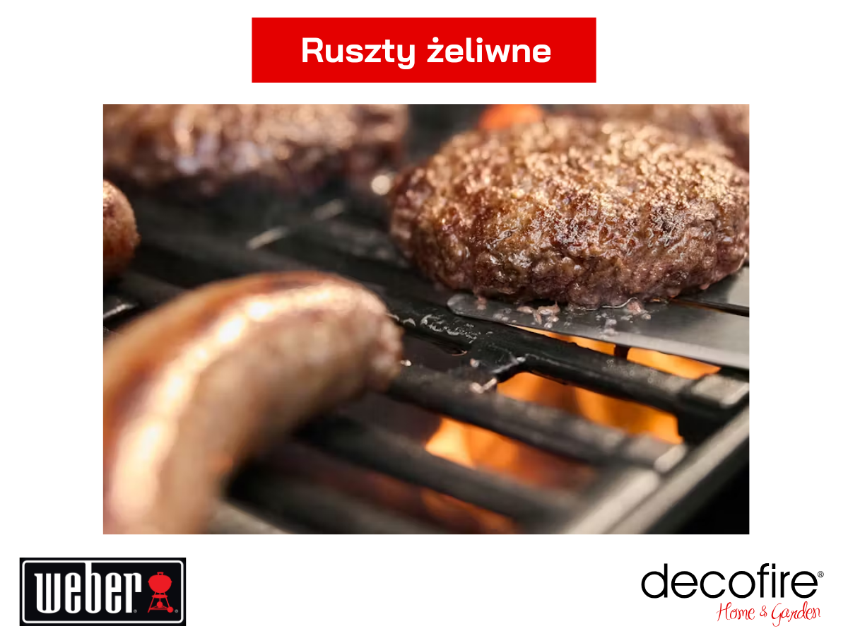Ruszty żeliwne pokryte emalią porcelanową