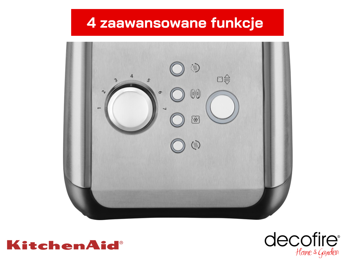 Cztery zaawansowane funkcje Stainless Steel KitchenAid