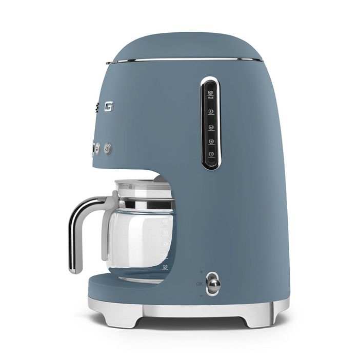 Ekspres przelewowy 50's style Storm Blue mat Smeg (DCF02SBMEU)